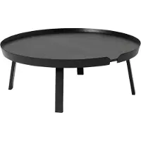 Muuto Around bijzettafel extra large Black