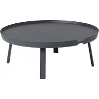 Muuto Around Coffee Table Xl - Salontafels Mdf Anthracite - AROTABXL06