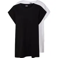 Urban Classics Shirt zwart / wit