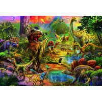 Educa - Land van Dinosaurussen - Legpuzzel van 1000 stukjes - Puzzle Glue Inc