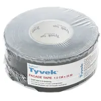 Meuwissen agro Tyvek Uv Facade Tape 75mm x 25M Zwart