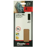 Piranha schuurstrook 1/3 vel K150 230x93 mm 10 stuks X31070