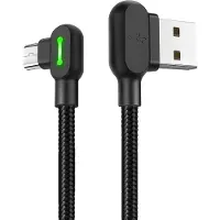 Mcdodo CA-5280 LED USB to Micro USB Cable, 1.8m (Black)