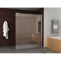 Mueller Augsburg inloopdouche met muurprofiel 160x200 8mm Nano glas