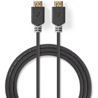 Nedis HDMI kabel - HDMI2.0 gecertficeerd (4K 60Hz HDR) / zwart - 5 meter
