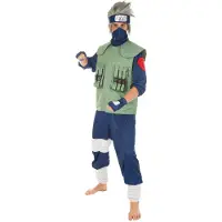 Chaks Naruto Kakashi Hatake kostuum voor mannen