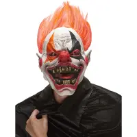 Vegaoo Duivelse clown masker voor volwassenen Halloween
