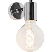 QAZQA Moderne wandlamp chroom kantelbaar - Facil
