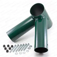 Buitenspeelgoed Keupink Hoekverbinding Schommel schuin(100º) rond 100/80 groen