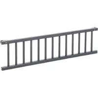 Babybay Afsluithek voor wieg voor Boxspring XXL leisteengrijs