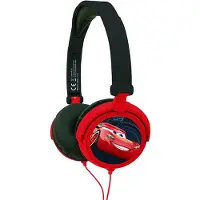 Lexibook Disney Cars Stereo Bedrade Opvouwbare Koptelefoon met veilige volumebeperking