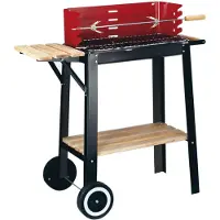 Garden Grill wagenmodel BBQ houtskool