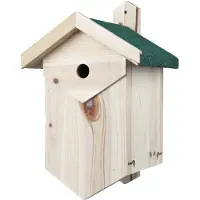Trixie Vogelhuisje Pimpelmees Bituum Dak- Nestkastje - - Houtkleur - 55906