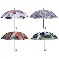 Esschert Design Paraplu Farm Animals Multi multi Polyester