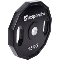 inSPORTline olympische schijf met rubberen coating (50 mm)