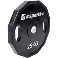 inSPORTline olympische schijf met rubberen coating (50 mm)