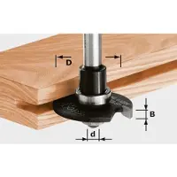Festool 491057 Groeffrees Afmeting, Ø 40 mm Werklengte 3 mm Schachtdiameter 6 mm