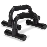 VirtuFit Opdruksteunen - Push Up bars - Zwart