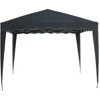 Central Park Partytent Quick Up Antraciet 290x290x198/248cm