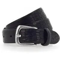 B.belt Charlisa Riem Leer 95 cm zwart