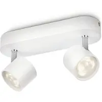 Philips Star opbouwspot - 2-lichts - wit