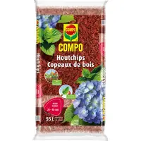 Compo Houtsnippers | | 55 liter (Natuurlijk, Rood)