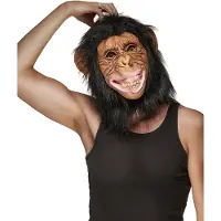 Vegaoo Integraal apen masker voor volwassenen