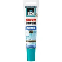 Bison Siliconenkit Super Silicone Sanitair Transparant 150ml