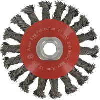 Rotec Kegelborstel M14 Ø100x0,50 mm getordeerd staaldraad - 7980040