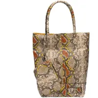 Zebra trends Natural Bag Kartel yellow Damestas
