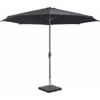 SenS Parasol Salou Ø3m antraciet antraciet Polyester Parasol