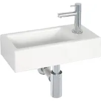 AquaVive Fonteinset Somme - Keramiek - Wit - 20,5x40,5x22,5cm