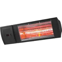 Eurom Elektrische Infrarood Terrasverwarmer Goldsun Supra RC 2000 - 24 m²