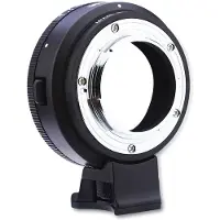 Commlite CM-NF-MFT lensadapter voor Nikon F en M4-3 mount - Zwart/Zilver