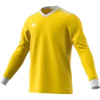 Adidas Voetbalshirt Tabela 18 - Geel/Wit Lange Mouwen Kids
