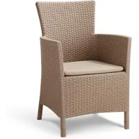 Allibert tuinstoel Iowa cappuccino