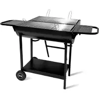 Central Park houtskoolbarbecue Nevada 130x51cm zwart