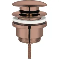 Best design Lyon clickwaste z/overloop 5/4'' rosé mat goud
