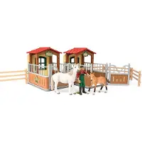 Schleich Bezoek aan de open stal
