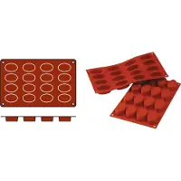 Silikomart Bakmat 1/3 GN Small Oval Siliconen Horeca