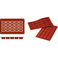 Silikomart Bakmat 1/3 GN Finanziere Siliconen Horeca
