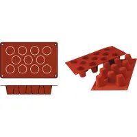 Silikomart Dariol mal 11s, siliconen, lengte: 300 mm, breedte: 175 mm
