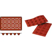 Silikomart Bakmat 1/3 GN Mini Pyramid Siliconen Horeca