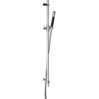Hotbath Cobber Glijstangset Chroom - Messing - Kranen, Douchekranen, Douchestangen - Kranen, Douchekranen, Douchestangen
