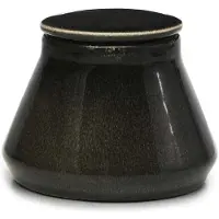 Sagaform - Natuurpot Met Klein Deksel Zwart