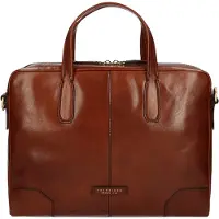 The bridge Vespucci Briefcase brown damestas