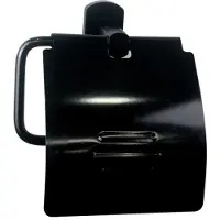 Badstuber Soho toiletrolhouder mat zwart