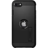 Spigen Tough Armor Apple iPhone SE 2022 / SE 2020 / 8 / 7 Cover Zwart