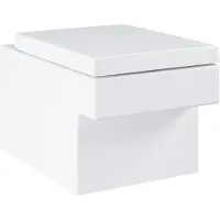 GROHE Cube Closetzitting met deksel Soft-Close en Quickrelease Wit