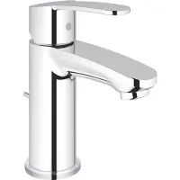 GROHE Eurostyle Cosmopolitan Wastafelkraan - Lage uitloop - Met trekwaste - Chroom